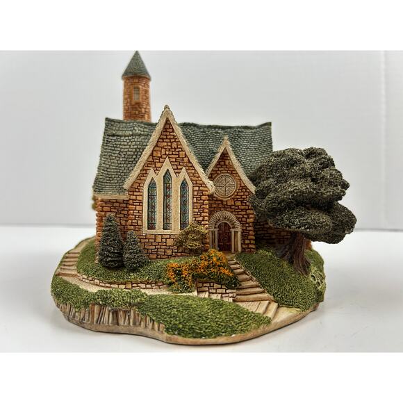Lilliput Lane St. Patrick’s Church 1989 Irish Collection Cottage w/Box & Booklet - Picture 4 of 12